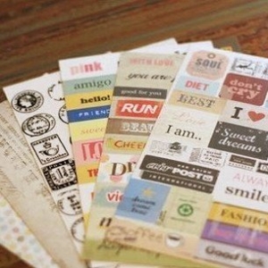 Set of 6 Stickers - Everyday Greetings