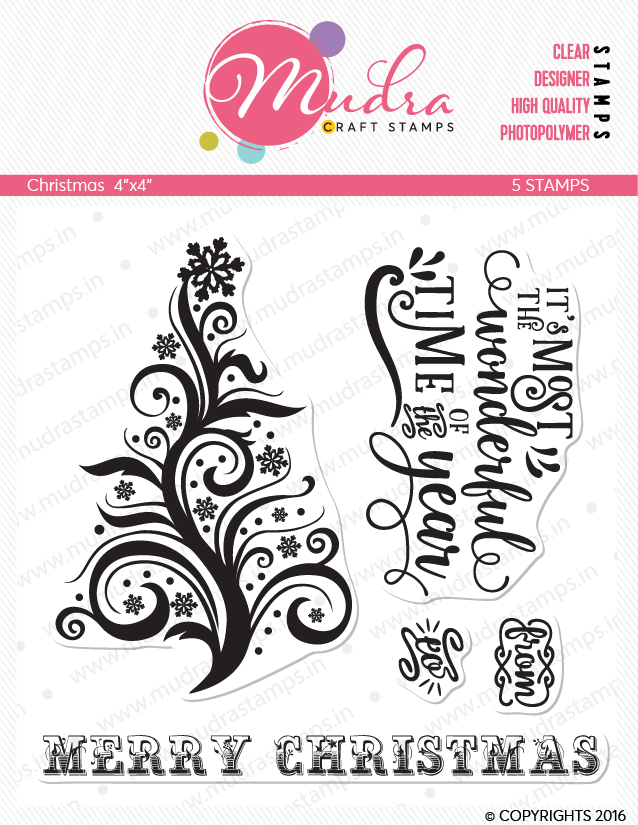 Mudra Craft Stamps - Christmas