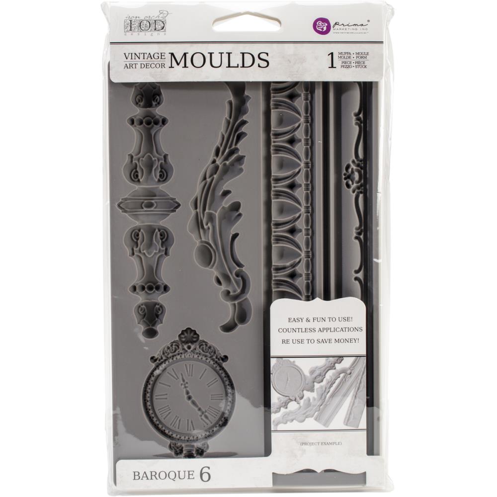 Iron Orchid Designs Vintage Art Decor Mould - Baroque 6