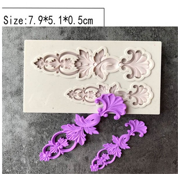 Floral Flourish Silicone Clay Mould