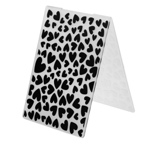 Embossing Folder - Hearts around (4"X6")