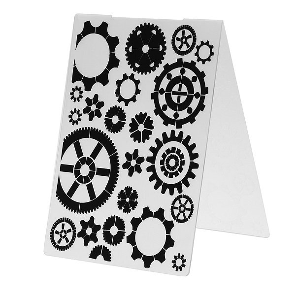 Embossing Folder - Gears (4"X6")
