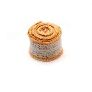 Designer Jute or burlap Ribbon - Baby Blue (1.5 inch)