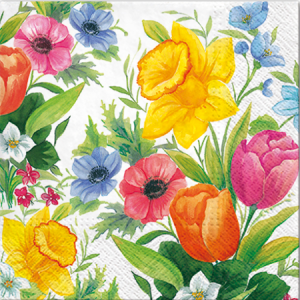 A pack of 13 by 13 inch Decpoupage Napkin Paper (SDL090300) - Set of 5 pcs