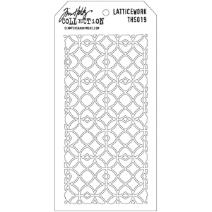 Tim Holtz Layering Stencil - Latticework
