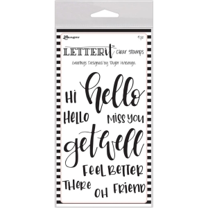 Ranger Letter IT Stamps - Greeting