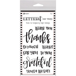 Ranger Letter IT Stamps - Thank You