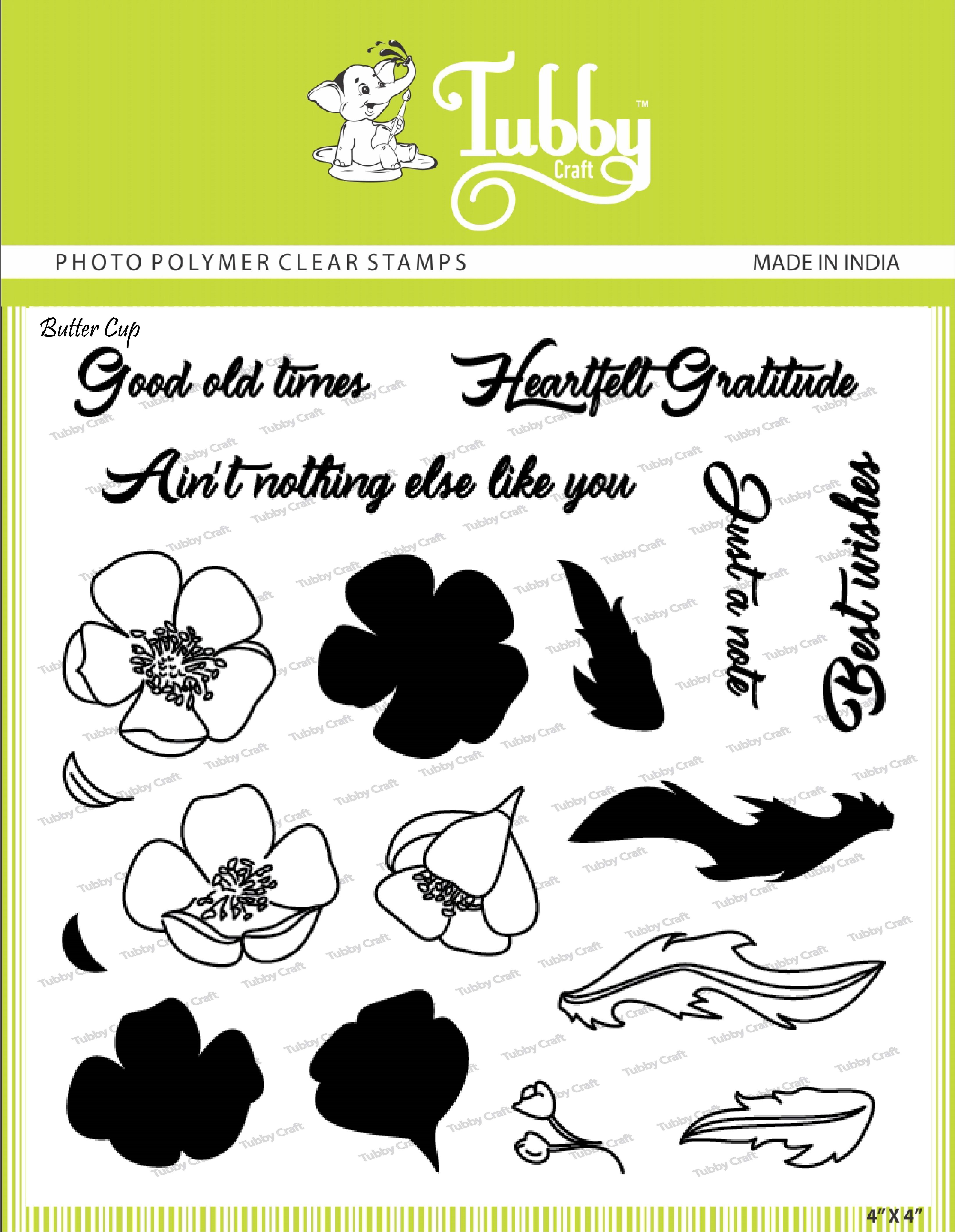 Tubby Photopolymer Clear Stamps - Buttercup