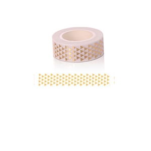 Foiled Washi Tape - Tiny Triangles