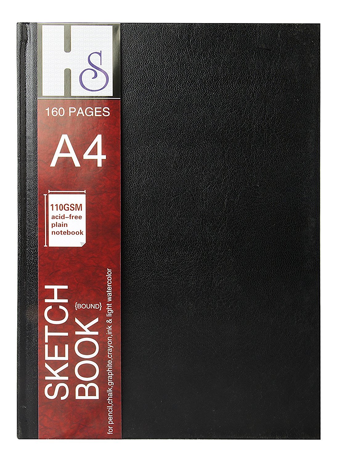 HS A4 hardbound sketchbook (110 gsm)