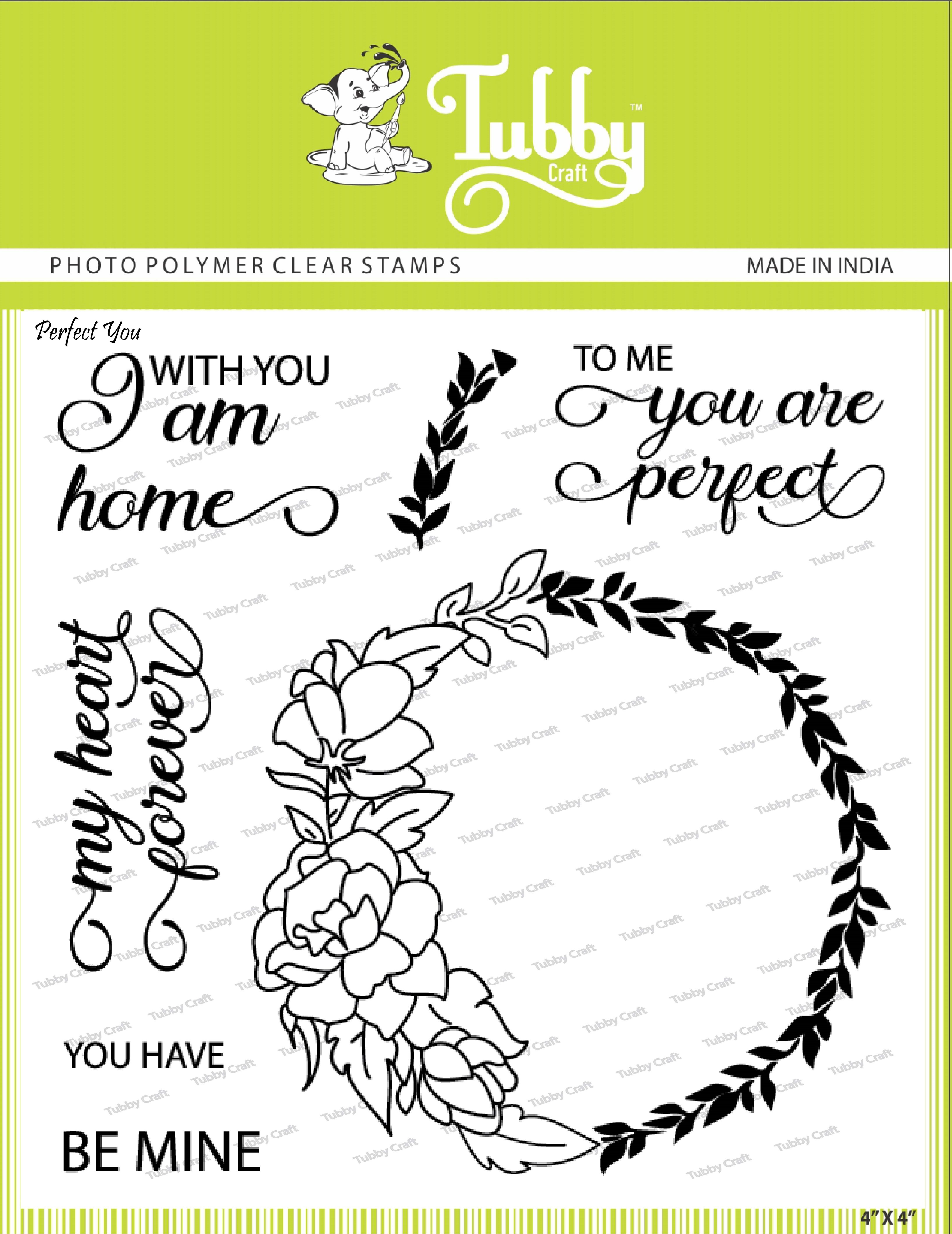 Tubby Photopolymer Clear Stamps - Perfect you