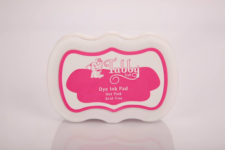 Tubby Craft Dye Ink Pad - Hot Pink