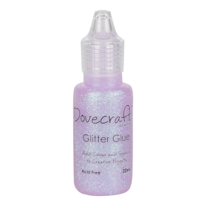 Dovecraft Pastel Glitter Glue - Candyfloss