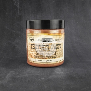 Prima Finnabair Art Extravagance Texture Paste - Copper Crackle (8.5 oz)