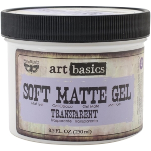 Prima Finnabair Art Basics Soft Matte Gel - Transparent (8.5 oz)