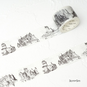 Castle - Japanese Washi Tape (30 mm by 5m)