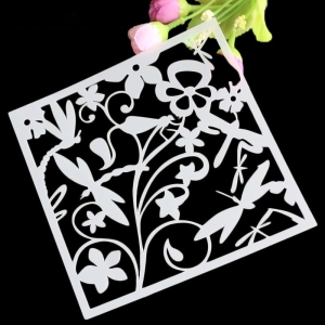 Stencil - Dragonflies (5 by 5 inch)