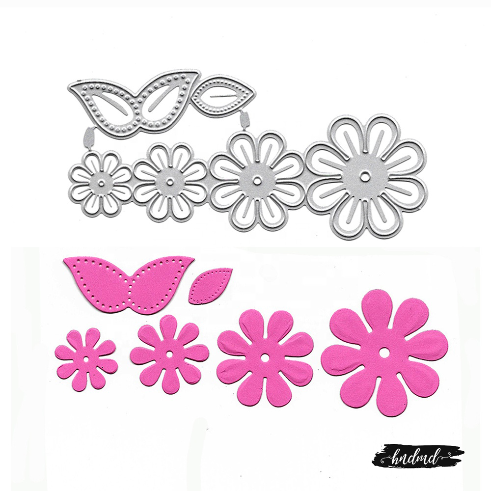 Steel Cutting Dies - Flower and Leaves (XY719)