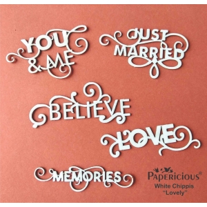 Papericious White Chippis - Lovely