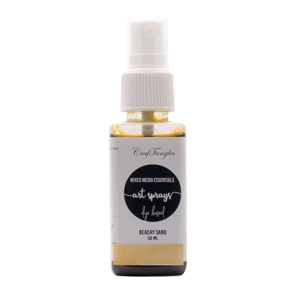 CrafTangles Art Sprays (Dye Based) - Beachy Sand (50 ml)