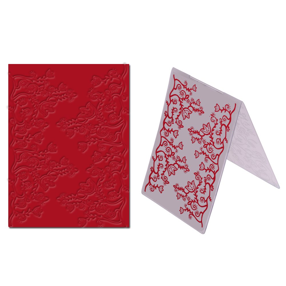 Embossing Folder - Flower Vines (4"X5.5")