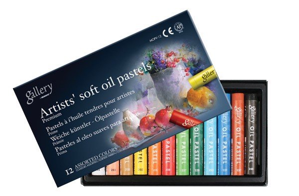 Mungyo Gallery Artist's Soft Oil Pastels Set of 12