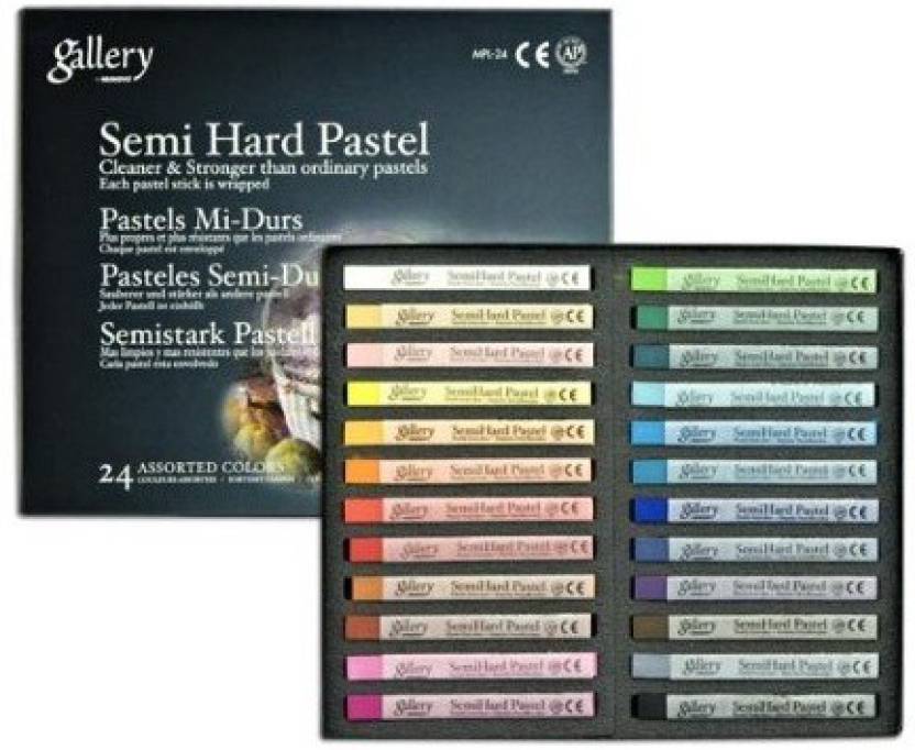 Mungyo Semi Hard Artist’s Pastels Set of 24