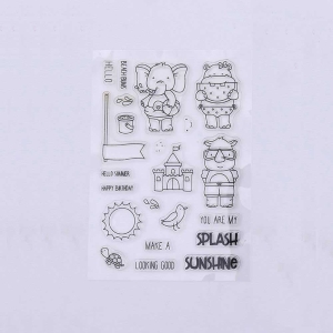 Sunshine Animals Clear Stamp set
