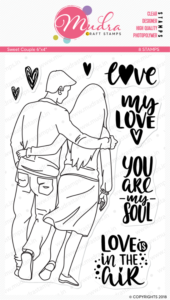 Mudra Craft Stamps - Sweet Couple