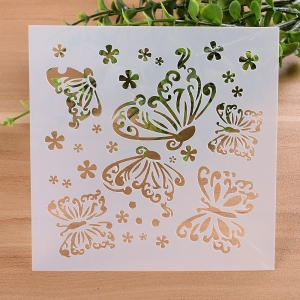 Stencil - Butterflies (5 by 5 inch)