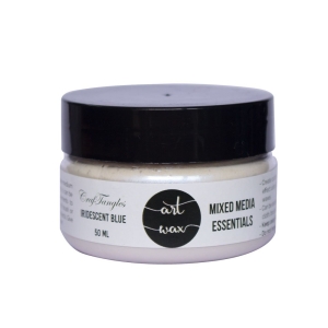 CrafTangles mixed media Essentials - Art Waxes - Iridescent Blue (50 ml)
