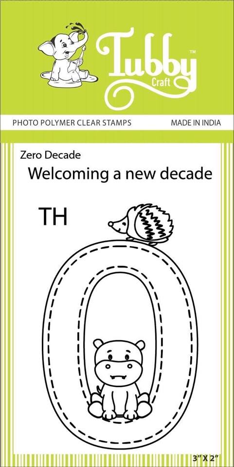 Tubby Photopolymer Clear Stamps - Zero Decade