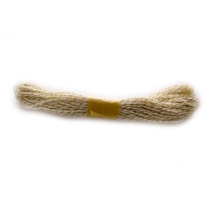 Golden double colored Paper Twine - White (10 mts)