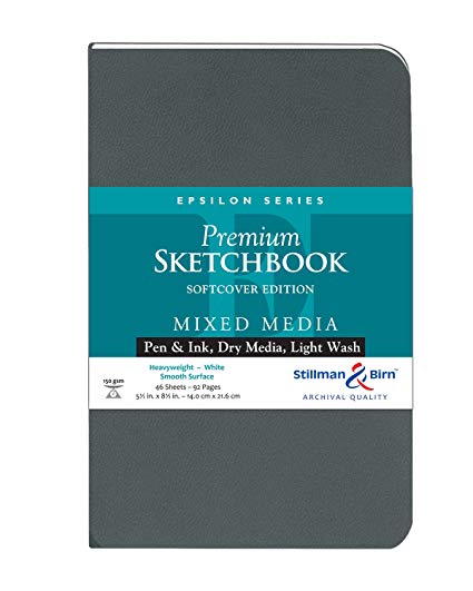 Stillman And Birn Potrait Softcover Sketchbook (5.5 by 8.5 inches) (Epsilon Series)