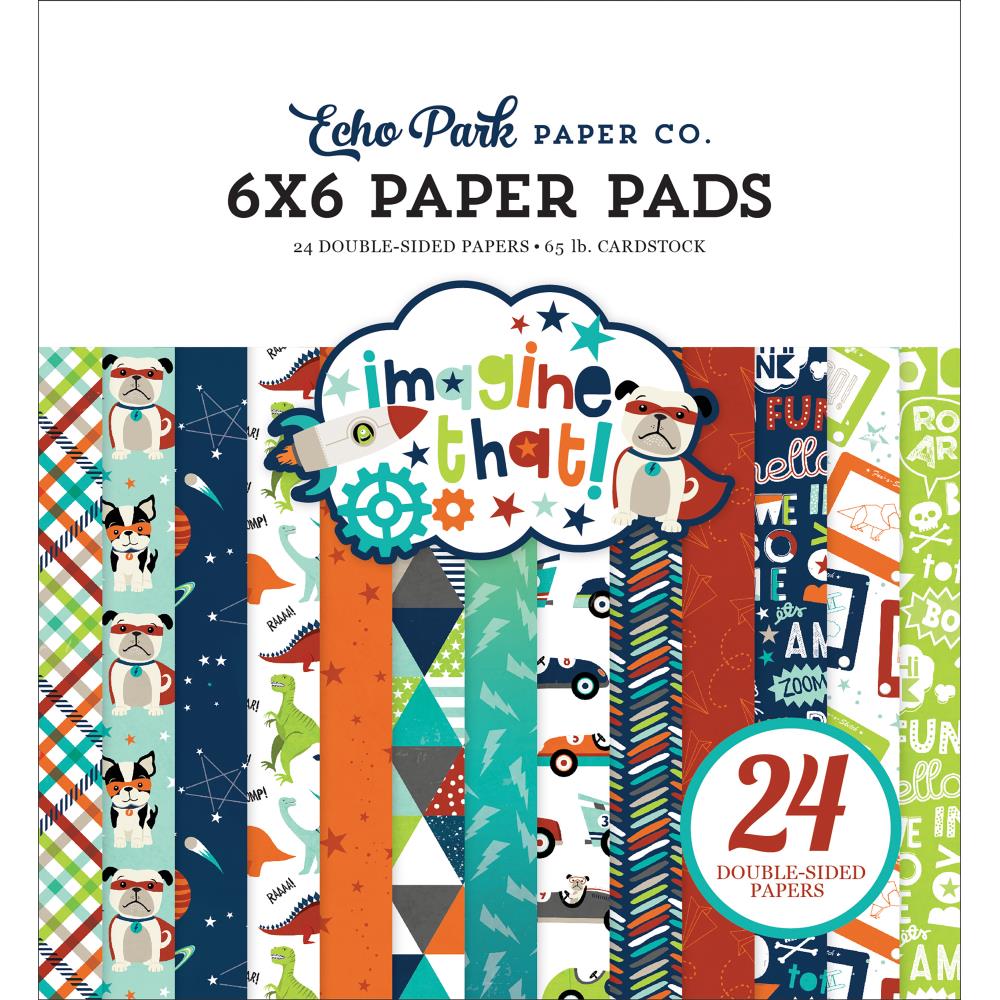 EchoPark paper pad - Imagine That Boy (6by6 inch)