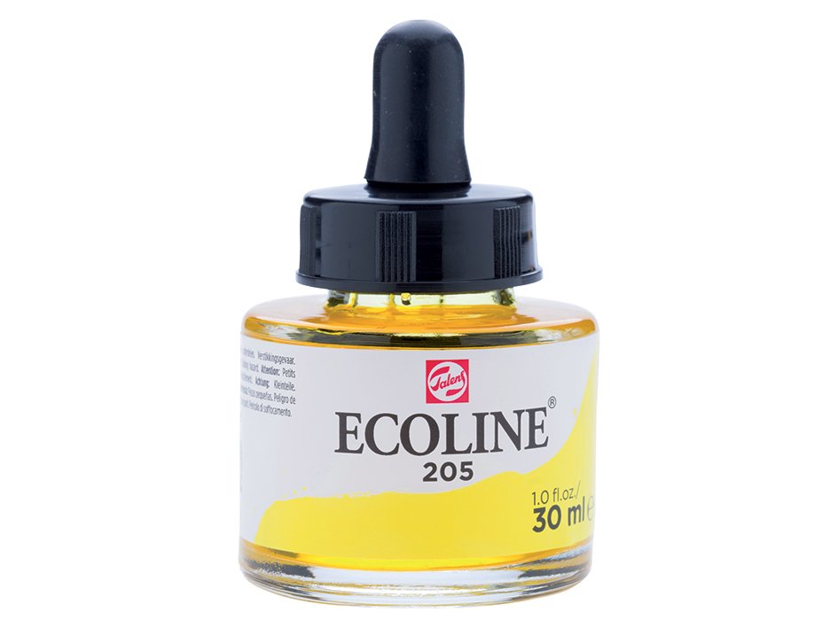 Talens Ecoline Liquid Watercolour 30ml - Lemon Yellow