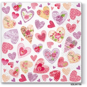 A pack of 13 by 13 inch Decpoupage Napkin Paper (SDL095700) - Set of 5 pcs