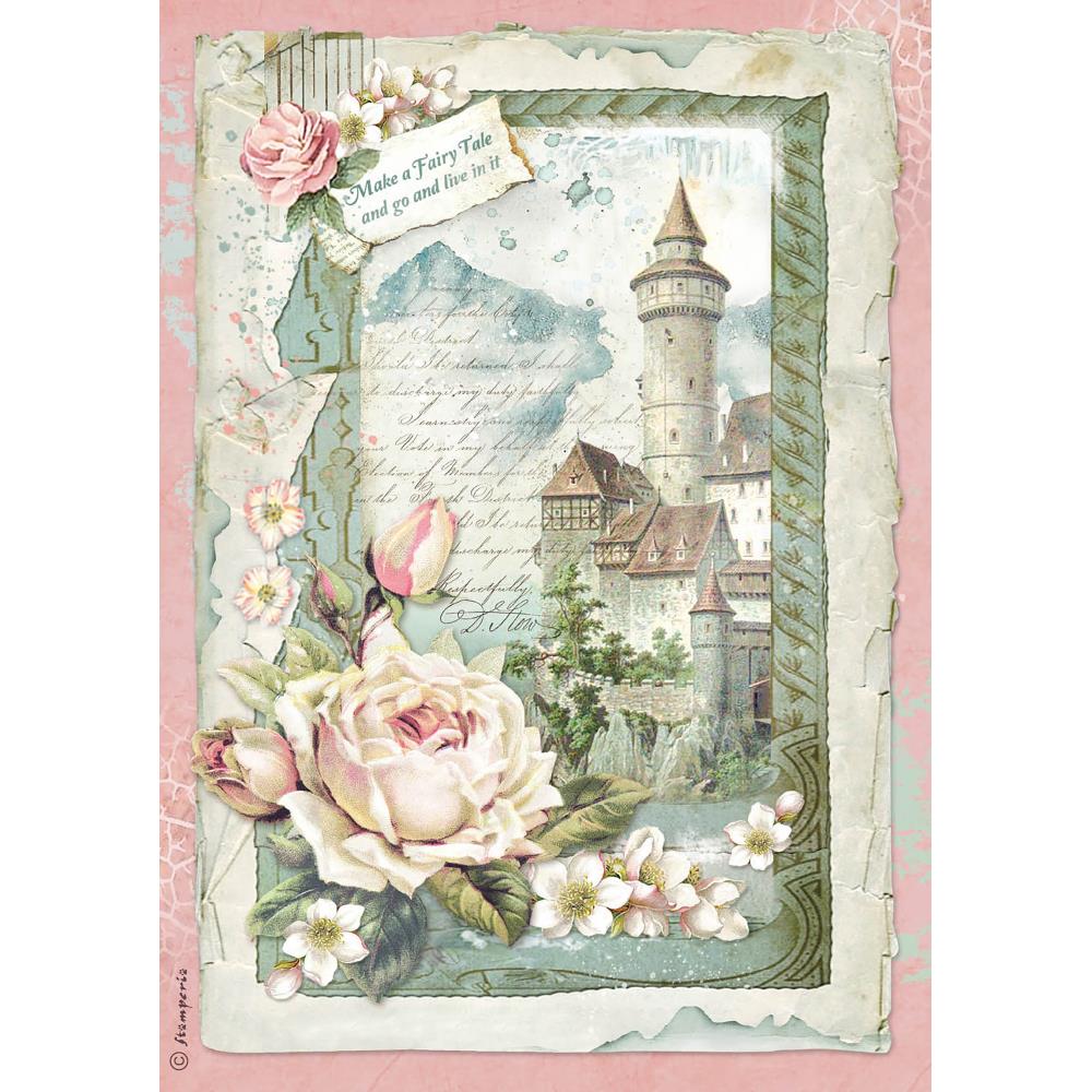 Stamperia Rice Paper A4 - Castle Fantasy