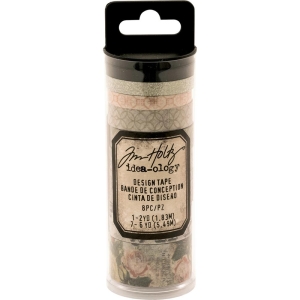 Tim Holtz ideaology Design Tape 8/Pkg - Rose