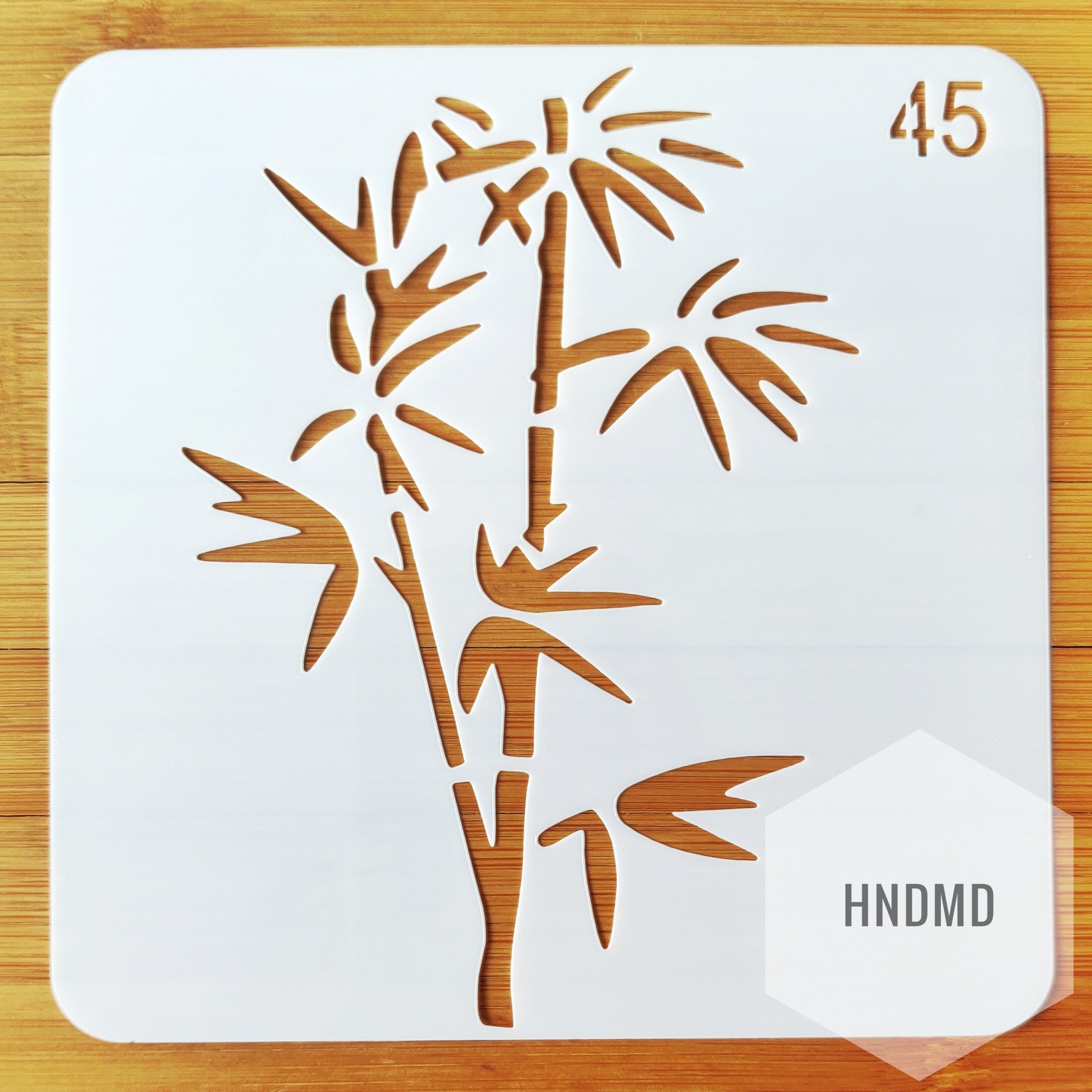 Stencil - Bamboo (5 by 5 inch)