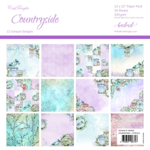 CrafTangles Scrapbook Paper Pack - CountrySide (12"x12")