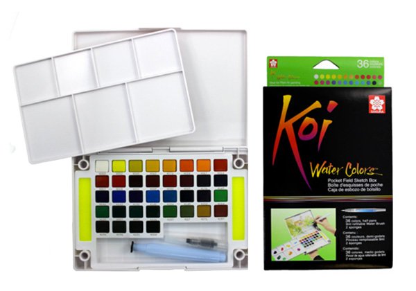 Sakura Koi Pocket Field Sketch Box - 36 Shades