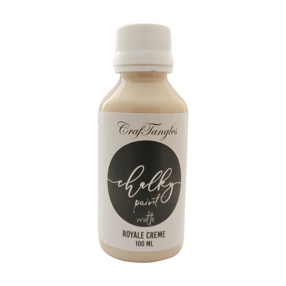 CrafTangles Chalk Paint - Royal Creme (100 ml)