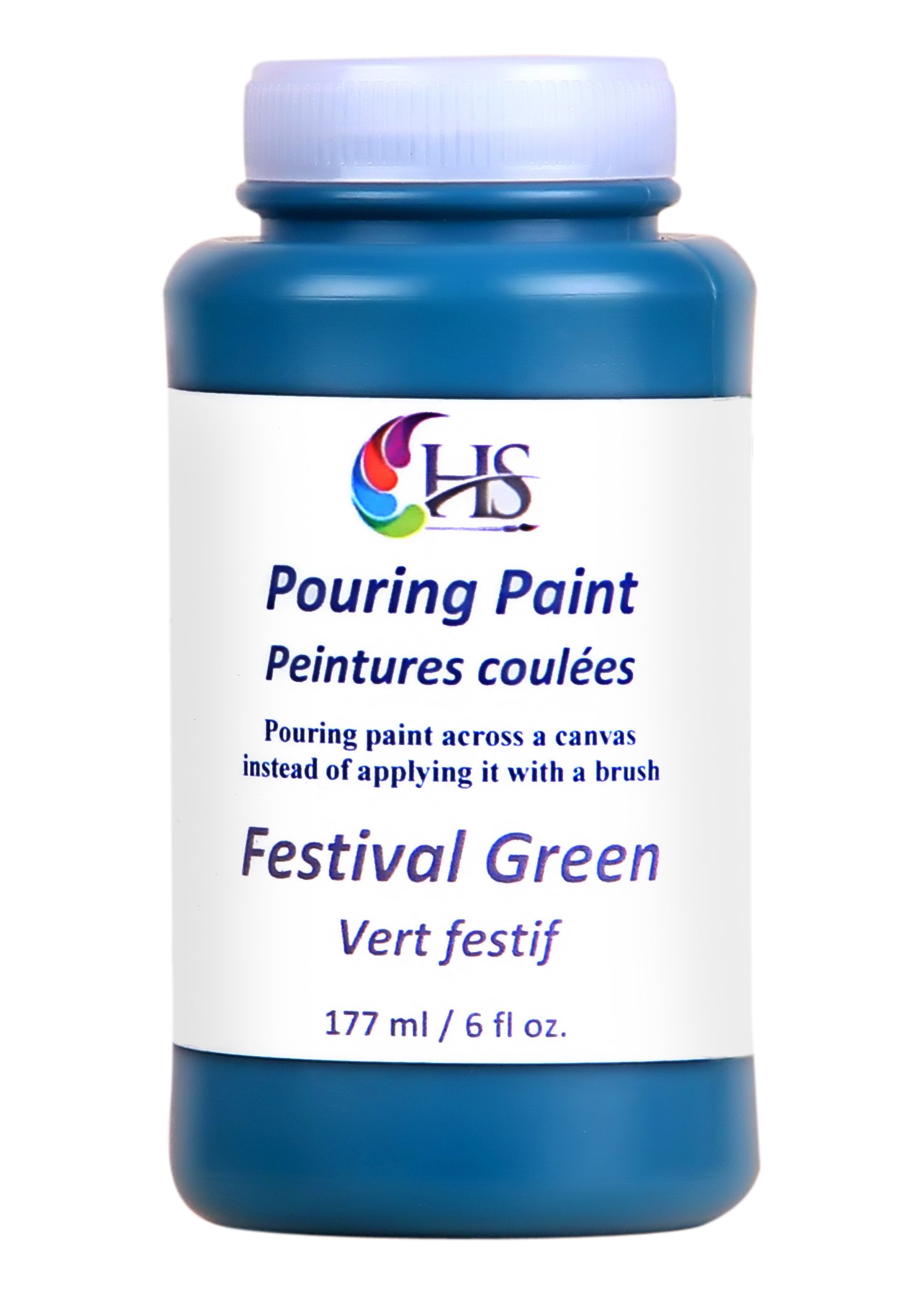 Hakims Pouring Paint - Festival Green