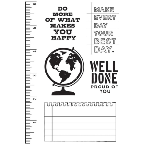KaiserCraft Clear Stamps 6"X4" - Documented