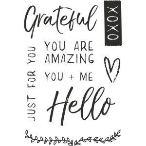 KaiserCraft Clear Stamps 6"X4" - Fleur