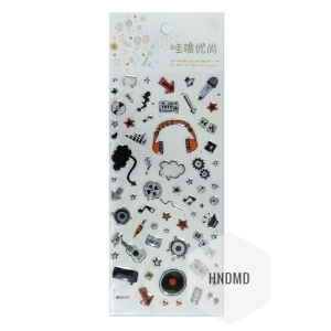 Epoxy Stickers - Music
