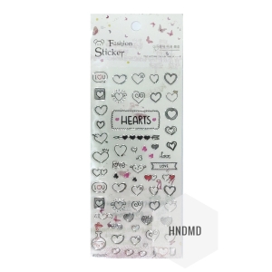 Epoxy Stickers - Hearts
