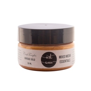 CrafTangles mixed media Essentials - Art Waxes - Vintage Gold (50 ml)