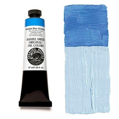 Daniel Smith Original Oil color 37 ml tube - Cerulean Blue Chromium